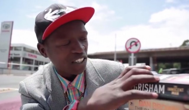 South Africa's 'Pavement Bookworm' Wants Everyone To Read