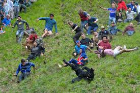 Gloucestershire's Hilarious Cheese Rolling Event Attracts Thousands