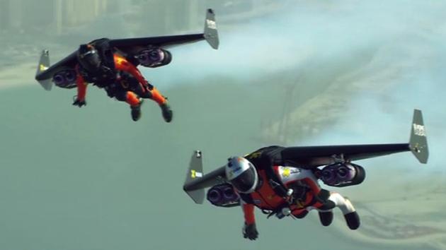 Video Of The Week - 'Jetmen' Rossy And Reffet Soar Over Dubai Skies In First Ever Twin Human Formation