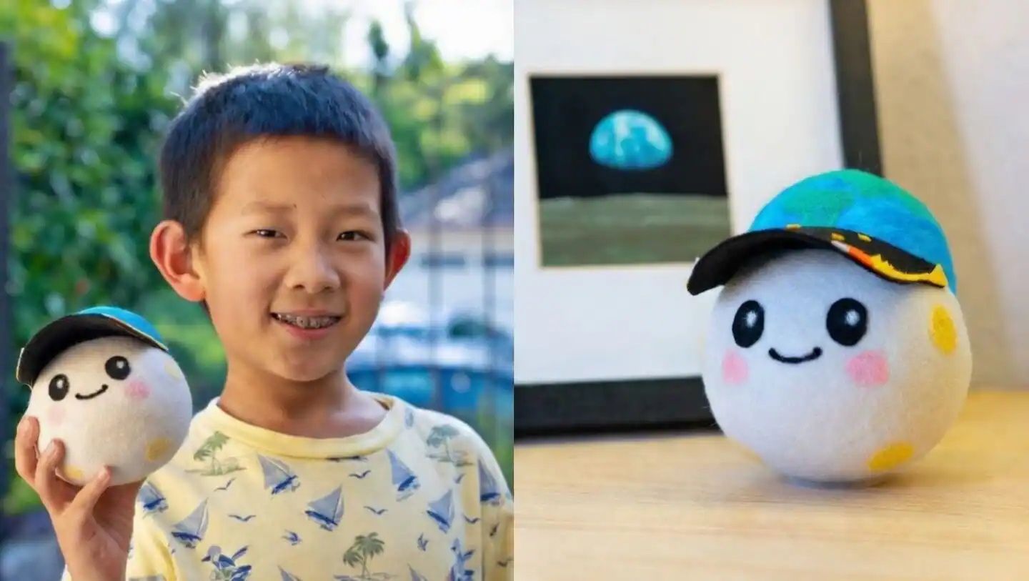 Eight-Year-Old's Moon-Inspired Plush Heads To Space On Artemis II
