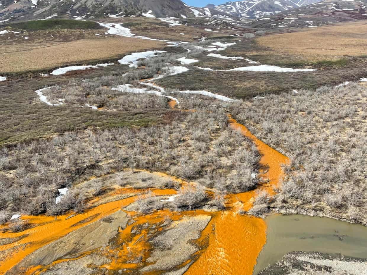 Melting Permafrost Is Turning Alaska's Rivers Orange
