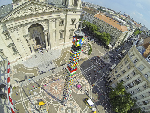 114-Foot Tower In Budapest Is The World's Tallest Lego Structure