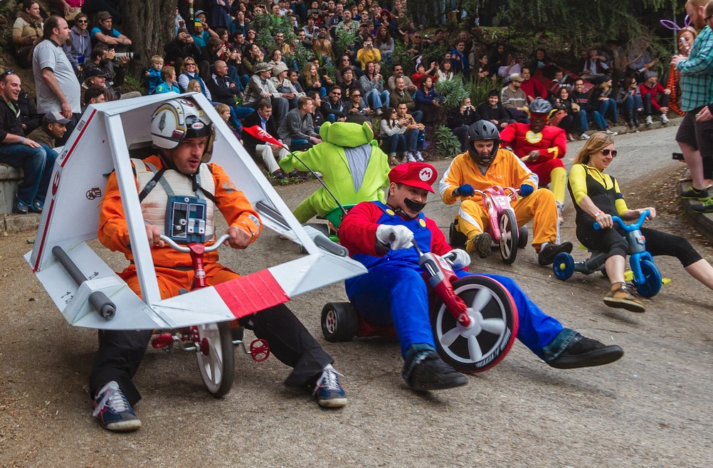San Francisco's Big Wheel Race