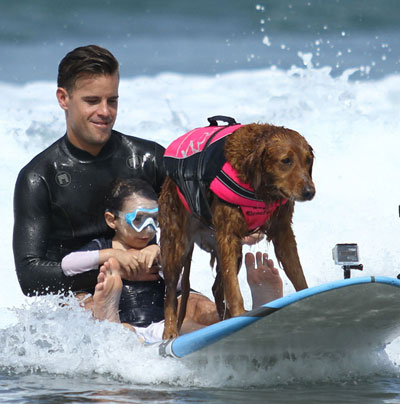 Surf Dog Ricochet Brings Joy To Kids With Spinal Muscular Atrophy