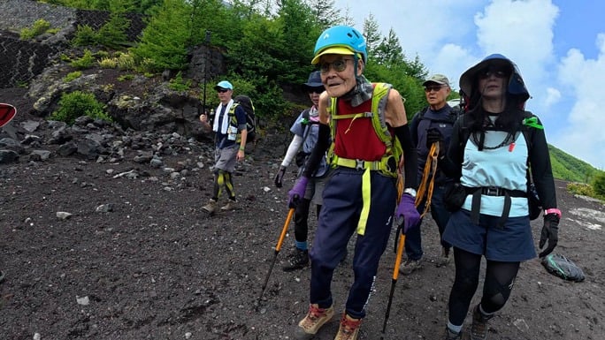 102-Year-Old Japanese Man Becomes Oldest To Summit Mount Fuji