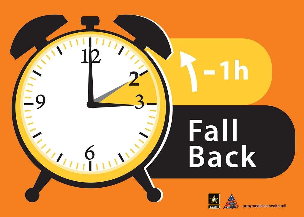 "Fall Back!" Daylight Saving Time Ends This Weekend