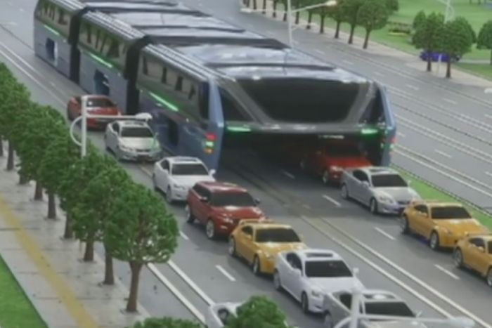 Can An Elevated Bus Solve China's Traffic Woes?