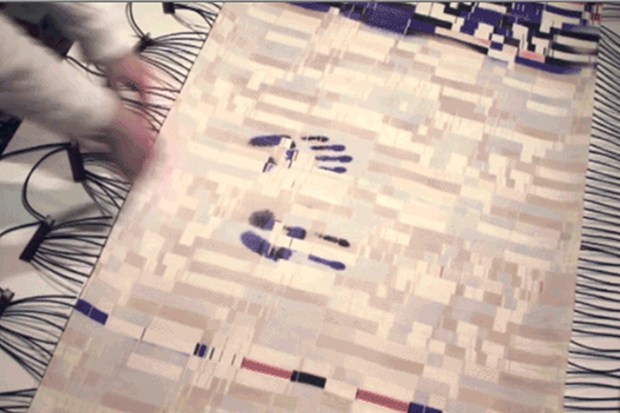 Hi-Tech Fabric Changes Color When Exposed to Human Touch Or Music