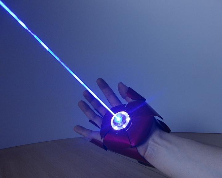 Avengers: Age Of Ultron Inspired Iron Man Glove Shoots Real Laser Beams