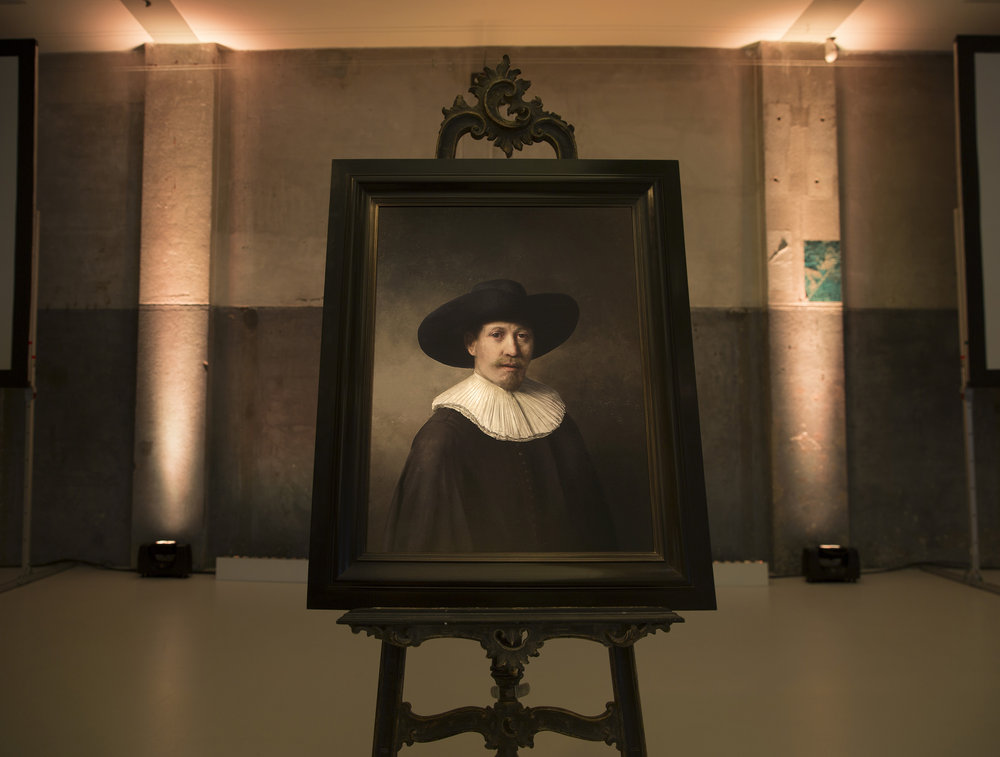 Computer Generated 'Rembrandt' Painting Unveiled in Amsterdam