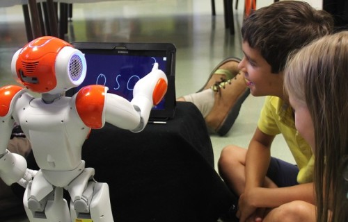 NAO, The Humanoid Robot Helps Students Master Handwriting Skills