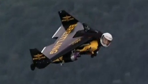 Yves 'Jetman' Rossy  Soars Over Rio De Janeiro Like A Bird!