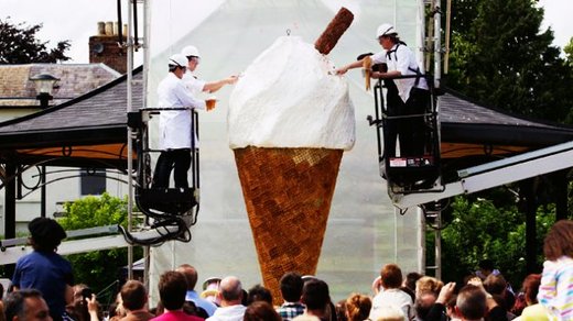Can You Scream For The World's Biggest Ice Cream Cone?