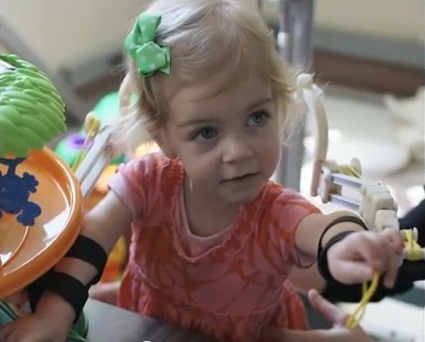 2-Year-Old Toddler Gets 'Magic Arms'