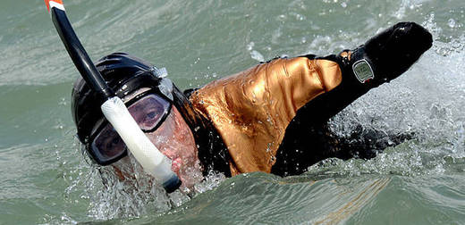 Video Of The Week - Quadruple Amputee Completes Continent-Linking Swim