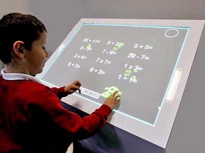 Lucky British Students Get To Test Super Cool Interactive Desks!