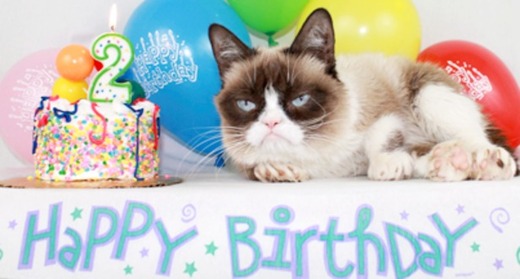 Grumpy Cat's Purr . . . fect 2nd Birthday!