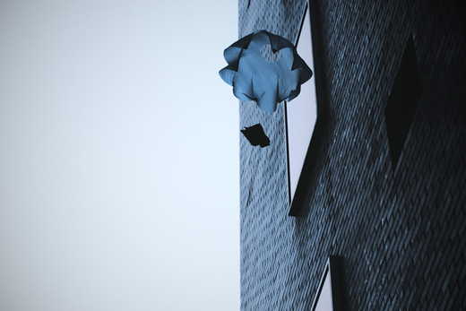 Jafflechutes Delivers Food 'Hunger Games' Style